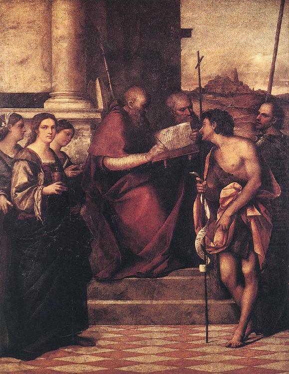 Sebastiano del Piombo San Giovanni Crisostomo and Saints china oil painting image